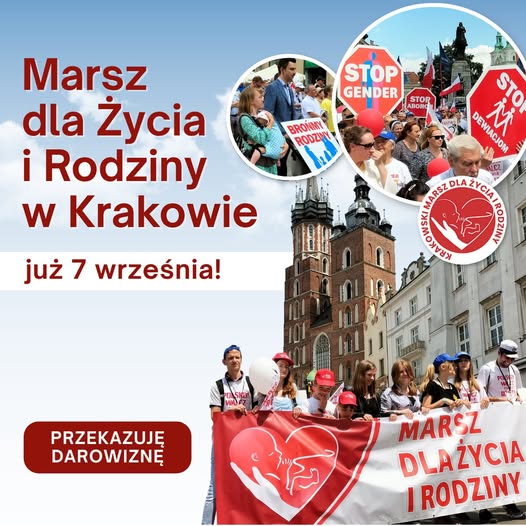 Kraków - marsz dla życia i rodziny