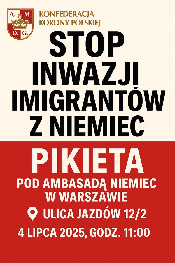 Pikieta stop emigrantom