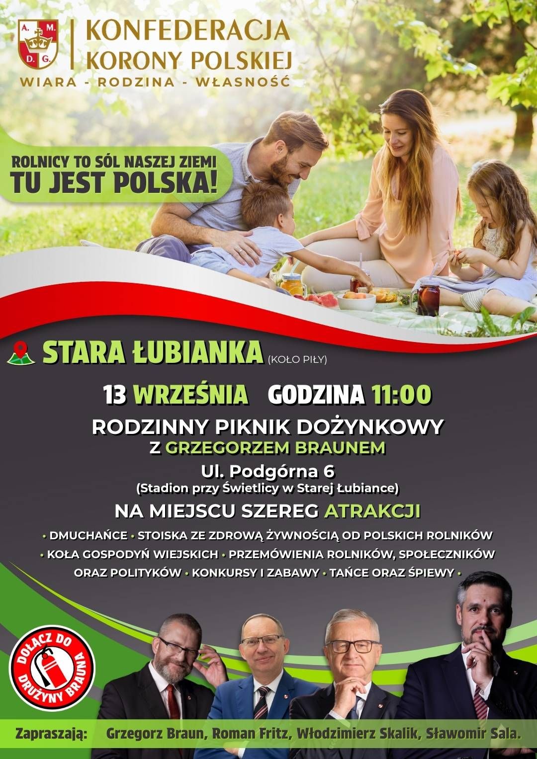 G. Braun Grzegorz Braun Piknik