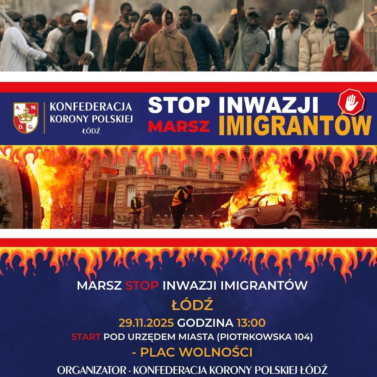 Stop Inwazji Imigrantów Łódź