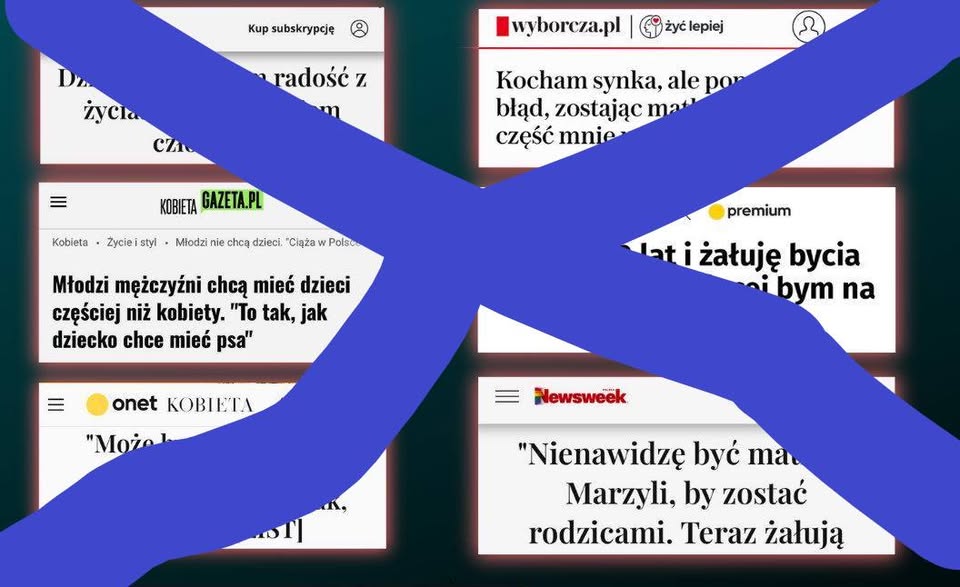 Protest przeciw mediom